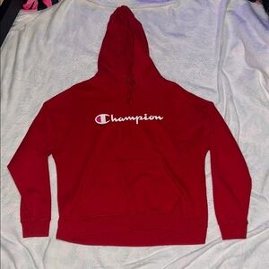 Champion Red Hoodie